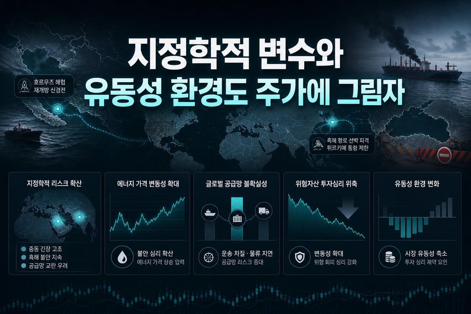 지정학적 변수와 유동성 환경도 주가에 그림자