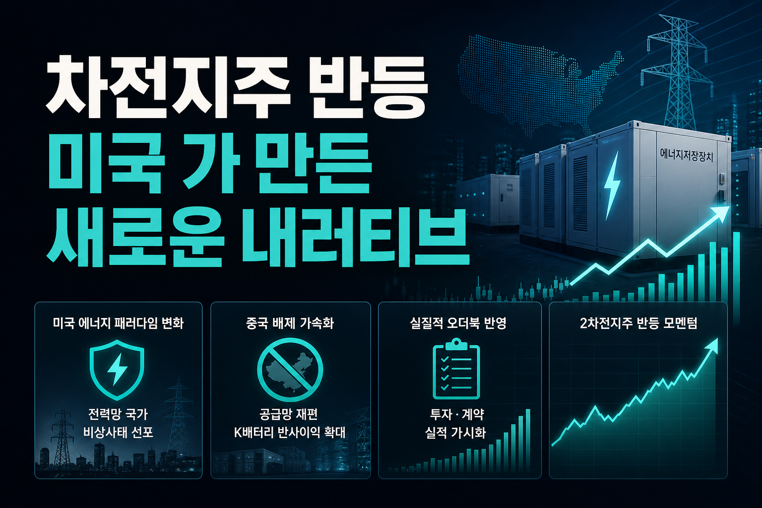 2차전지주 반등, 미국 ESS가 만든 새로운 내러티브