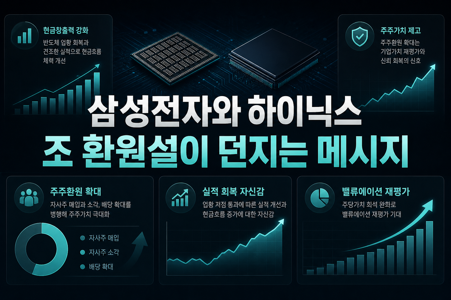 삼성전자와 SK하이닉스, 300조 환원설이 던지는 메시지