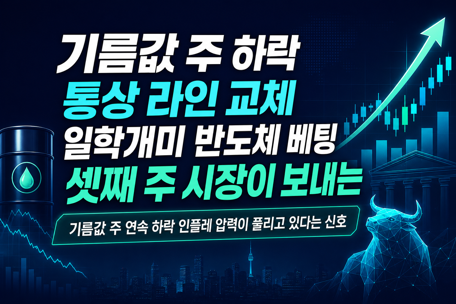 기름값 13주 하락, 통상 라인 교체, 일학개미 반도체 베팅…8월 셋째 주 시장이 보내는 신호들