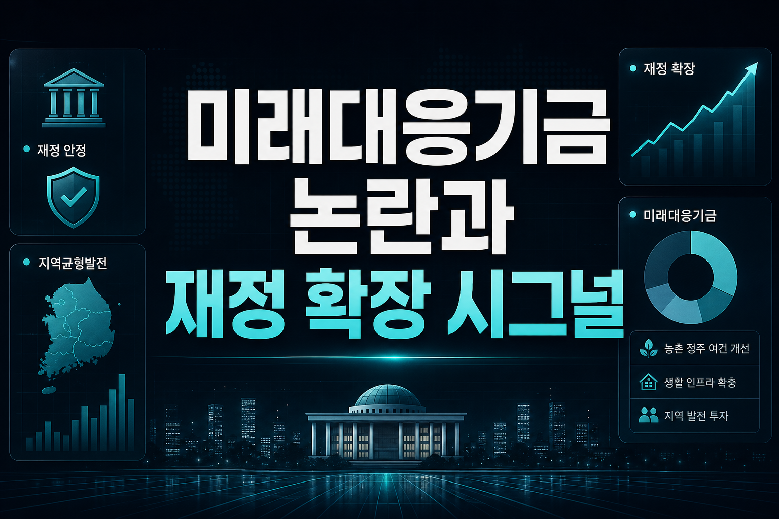 미래대응기금 논란과 재정 확장 시그널