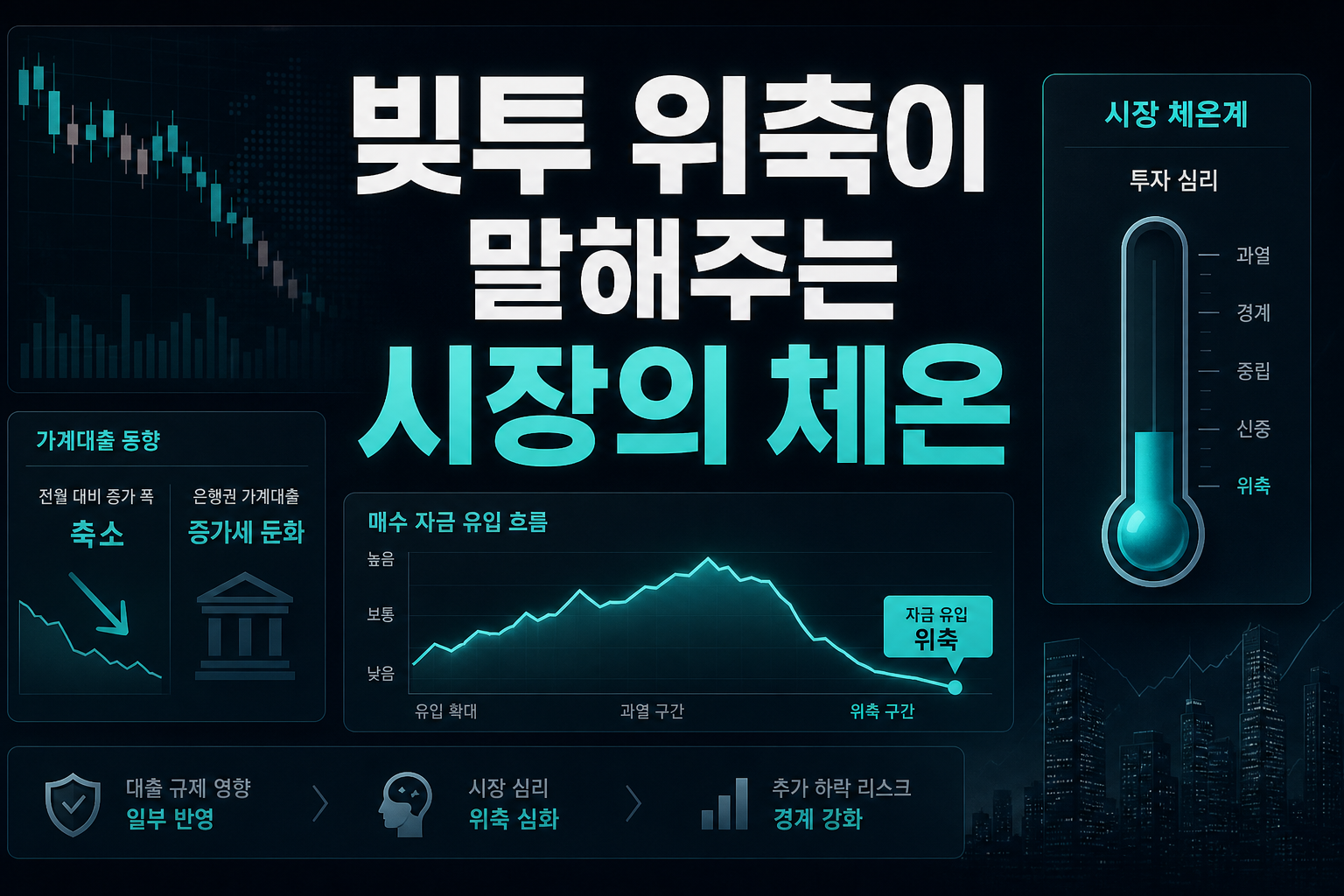 빚투 위축이 말해주는 시장의 체온