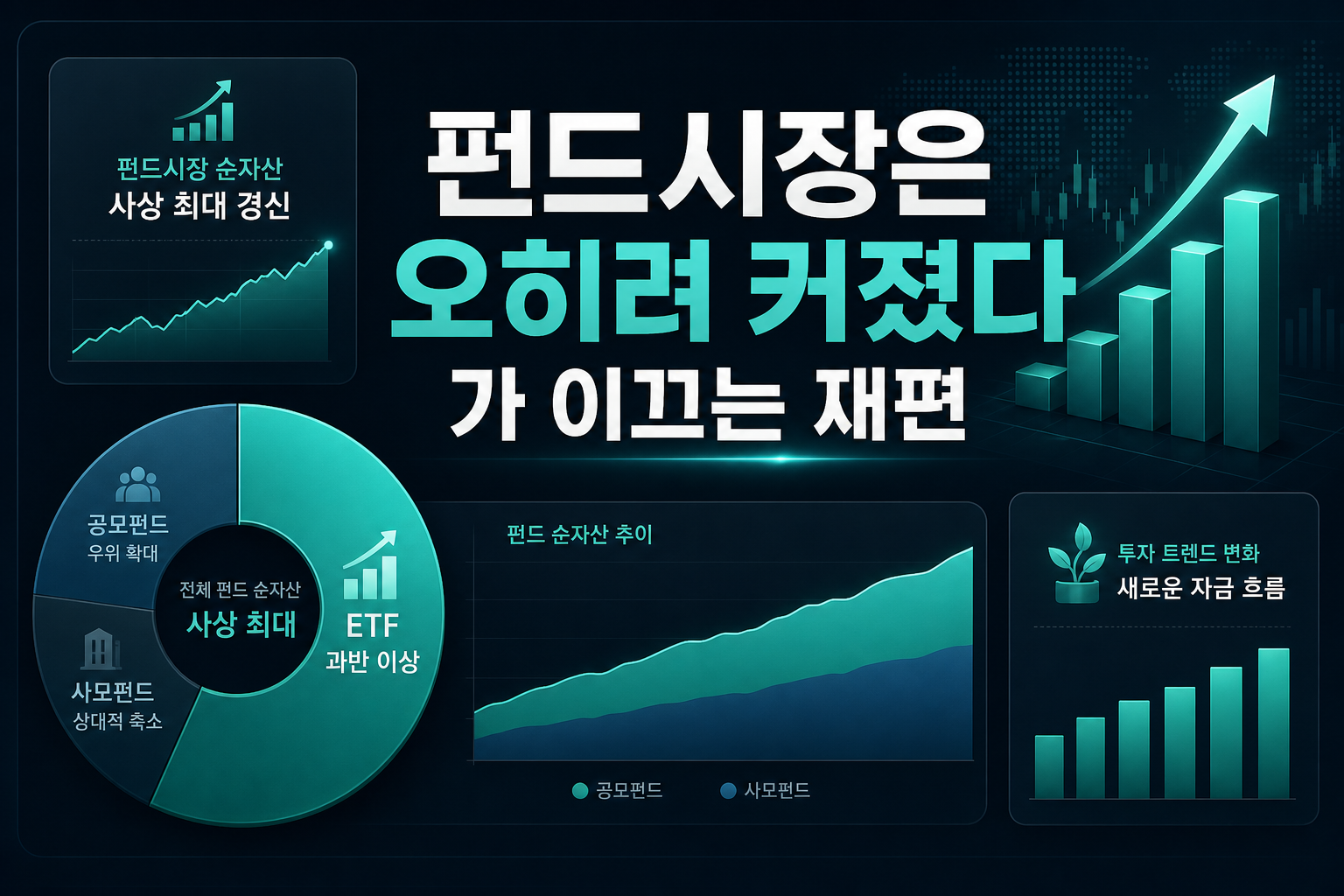 펀드시장은 오히려 커졌다, ETF가 이끄는 재편