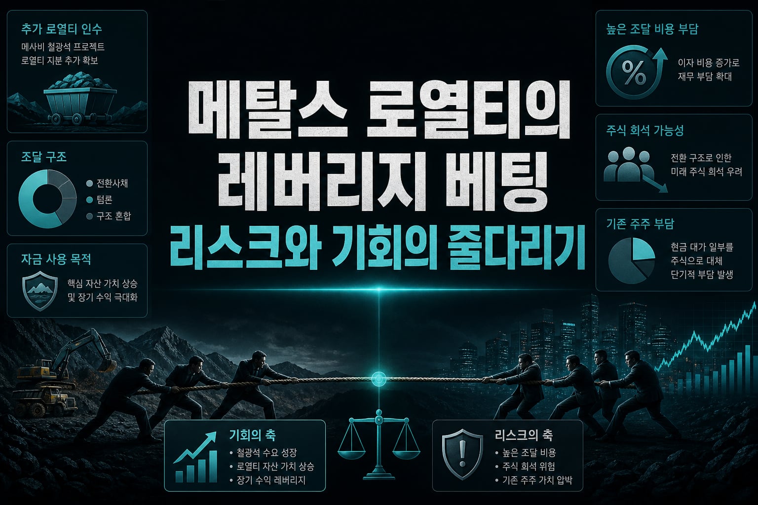 메탈스 로열티의 레버리지 베팅, 리스크와 기회의 줄다리기