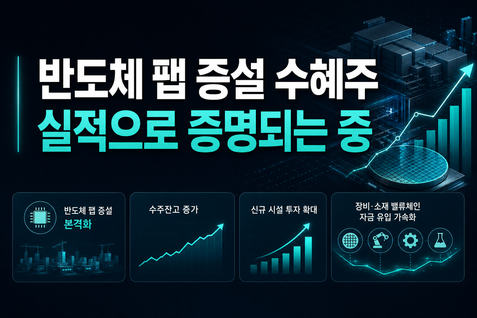 반도체 팹 증설 수혜주, 실적으로 증명되는 중