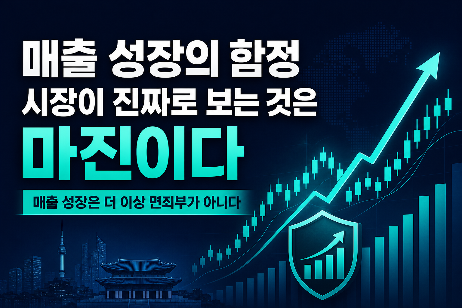 매출 성장의 함정, 시장이 진짜로 보는 것은 마진이다