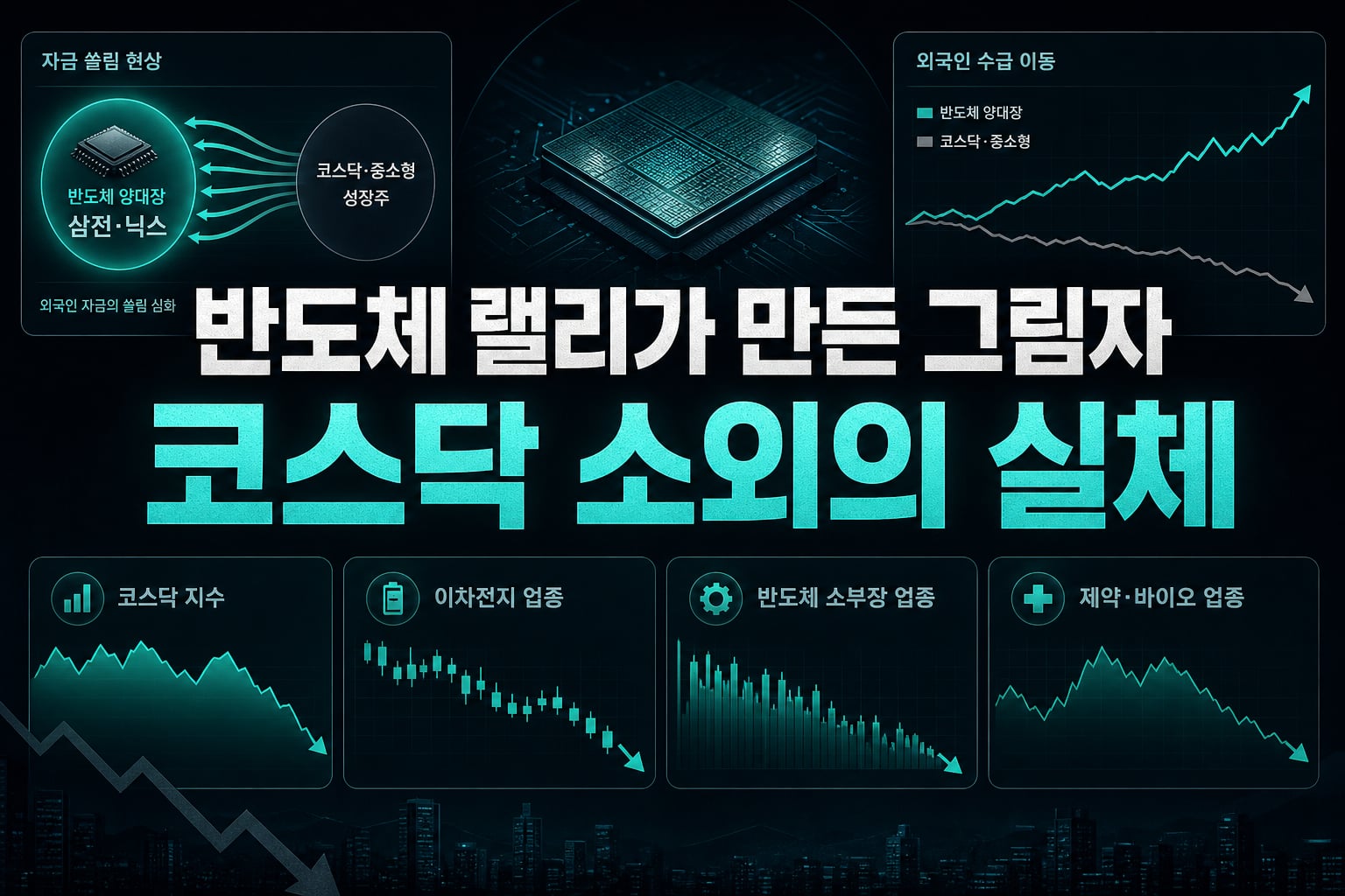 반도체 랠리가 만든 그림자, 코스닥 소외의 실체