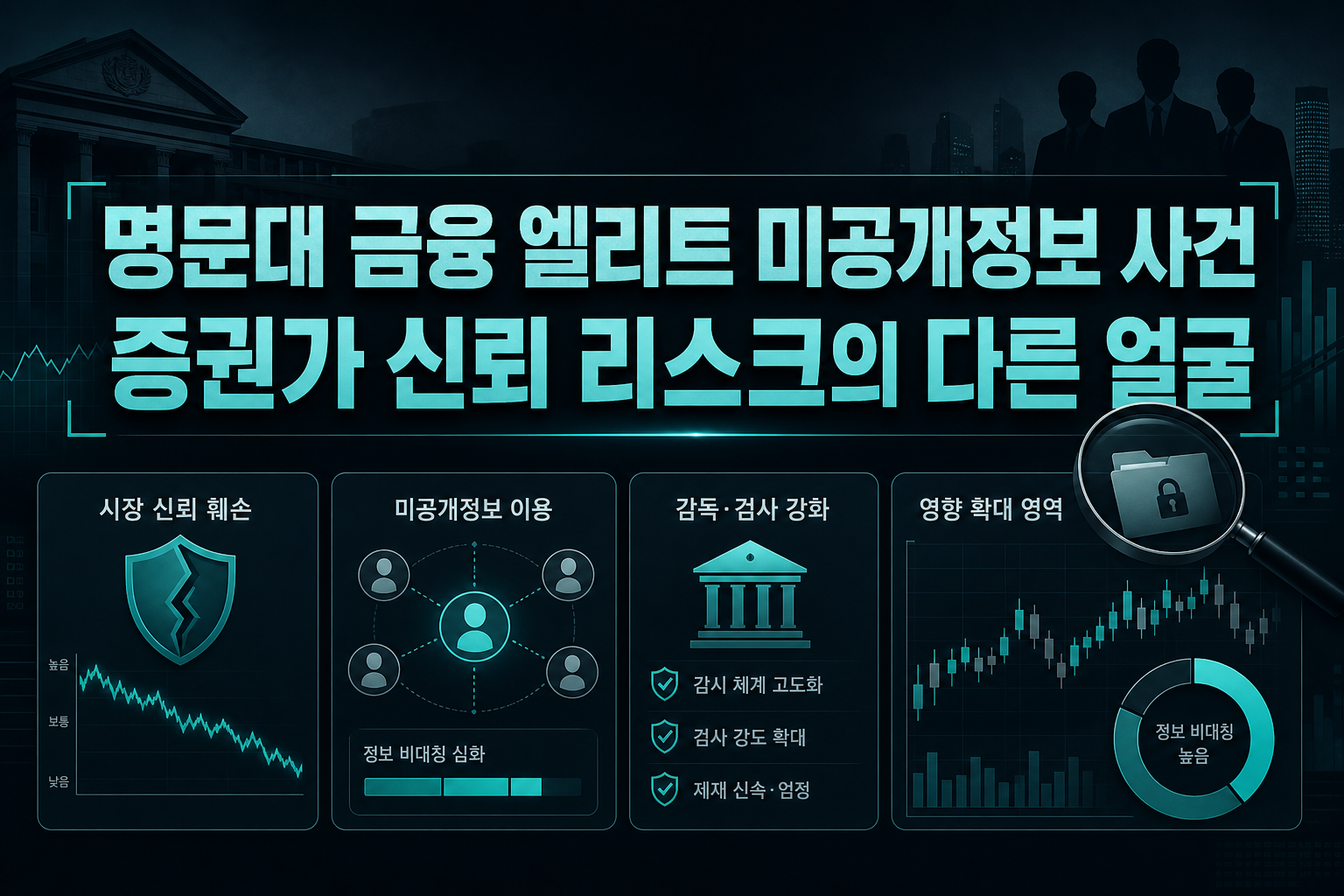 명문대 금융 엘리트 미공개정보 사건, 증권가 신뢰 리스크의 다른 얼굴