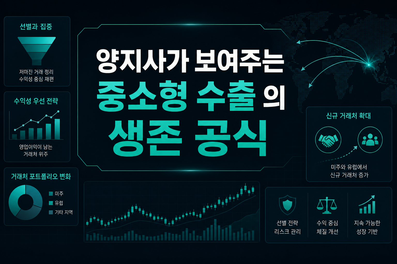 양지사가 보여주는 중소형 수출株의 생존 공식