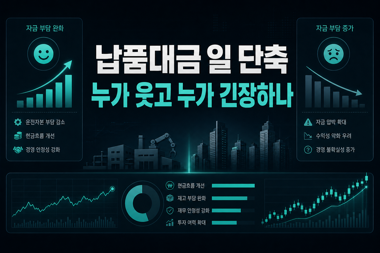 납품대금 30일 단축, 누가 웃고 누가 긴장하나