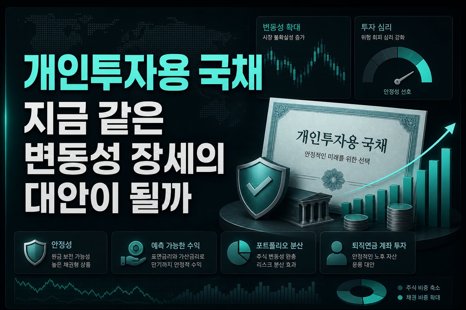 개인투자용 국채, 지금 같은 변동성 장세의 대안이 될까
