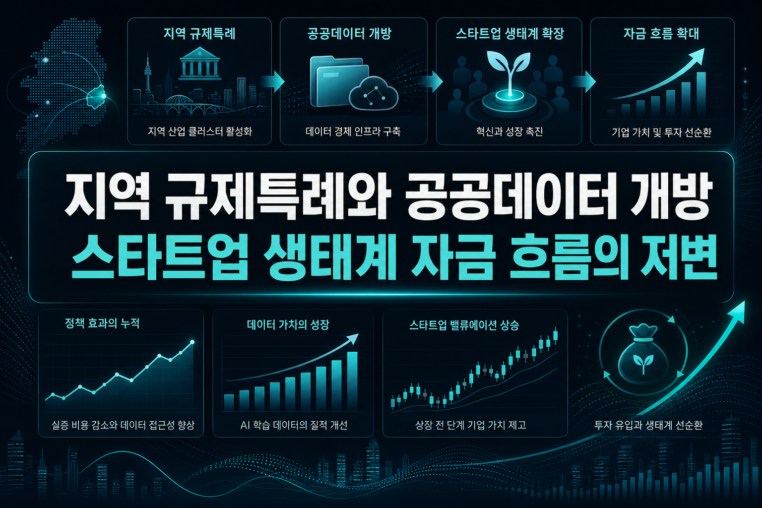 지역 규제특례와 공공데이터 개방, 스타트업 생태계 자금 흐름의 저변