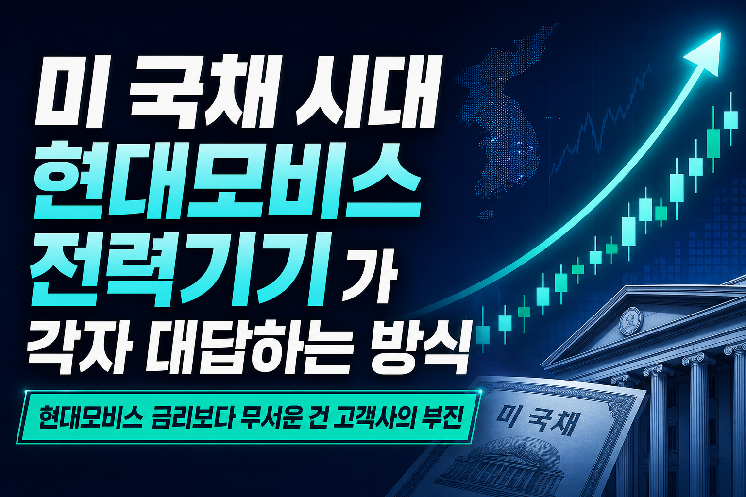 미 국채 5% 시대, 현대모비스·전력기기·NAVER가 각자 대답하는 방식