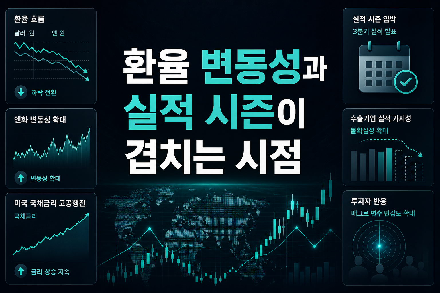 환율 변동성과 실적 시즌이 겹치는 시점