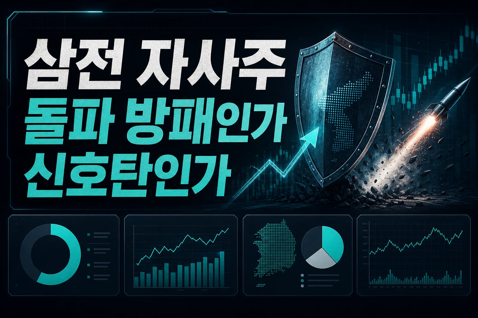 삼전 자사주 30% 돌파, 방패인가 신호탄인가