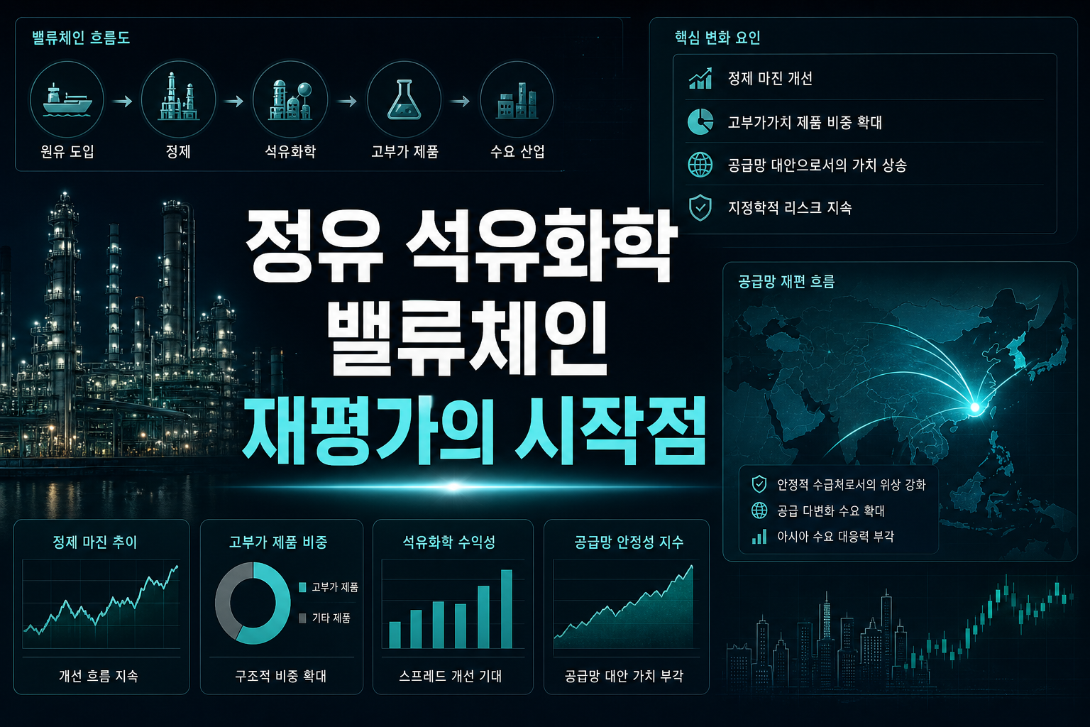정유·석유화학 밸류체인, 재평가의 시작점