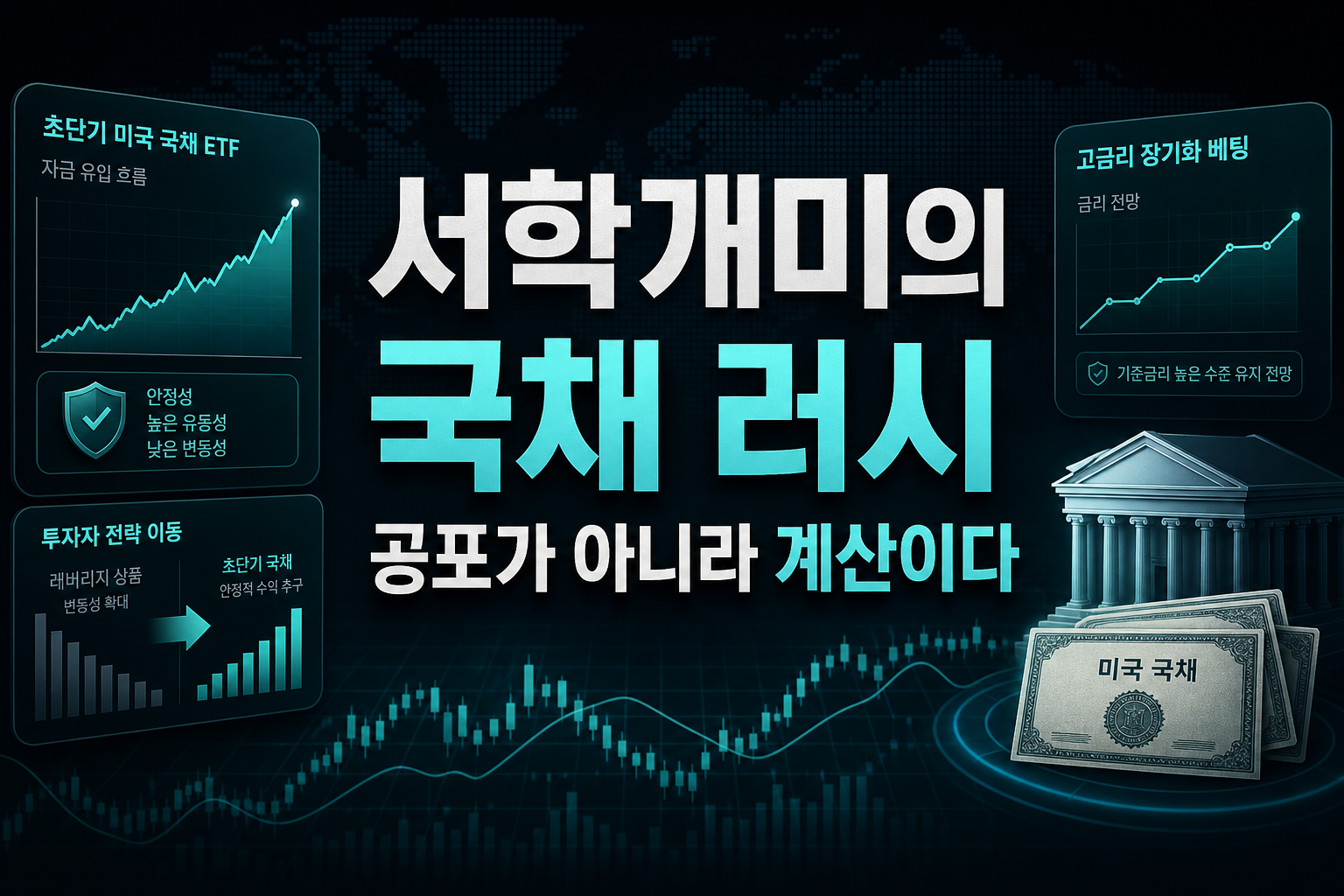 서학개미의 국채 러시, 공포가 아니라 계산이다