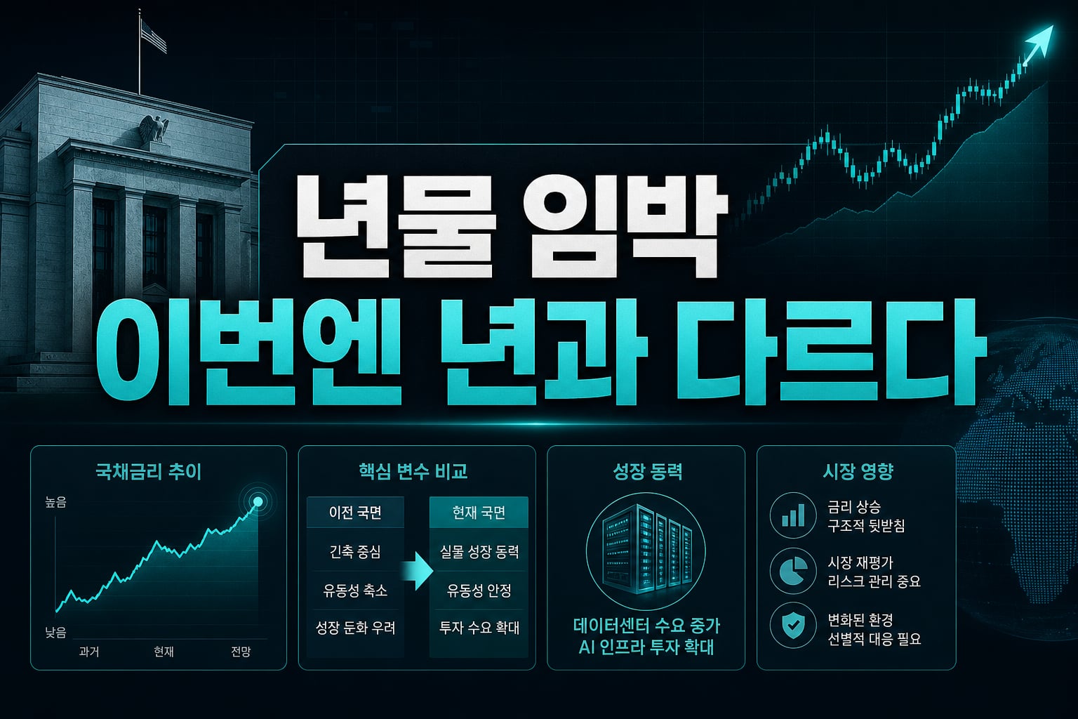 美 10년물 5% 임박, 이번엔 2022년과 다르다
