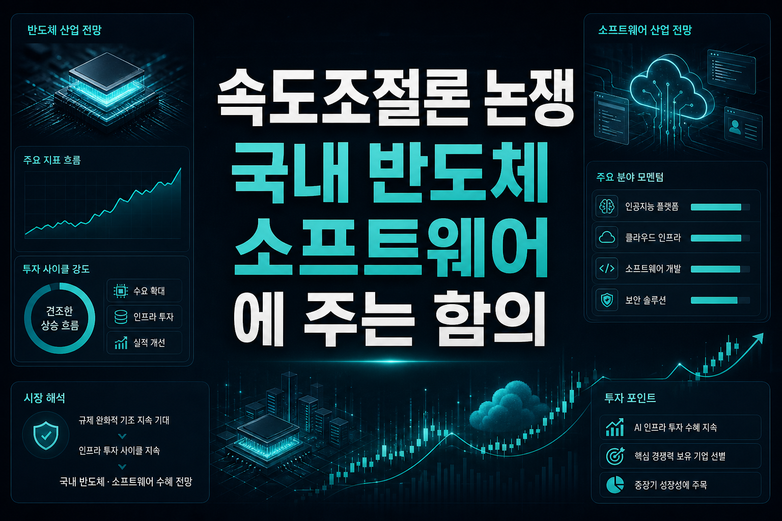 AI 속도조절론 논쟁, 국내 반도체·소프트웨어株에 주는 함의