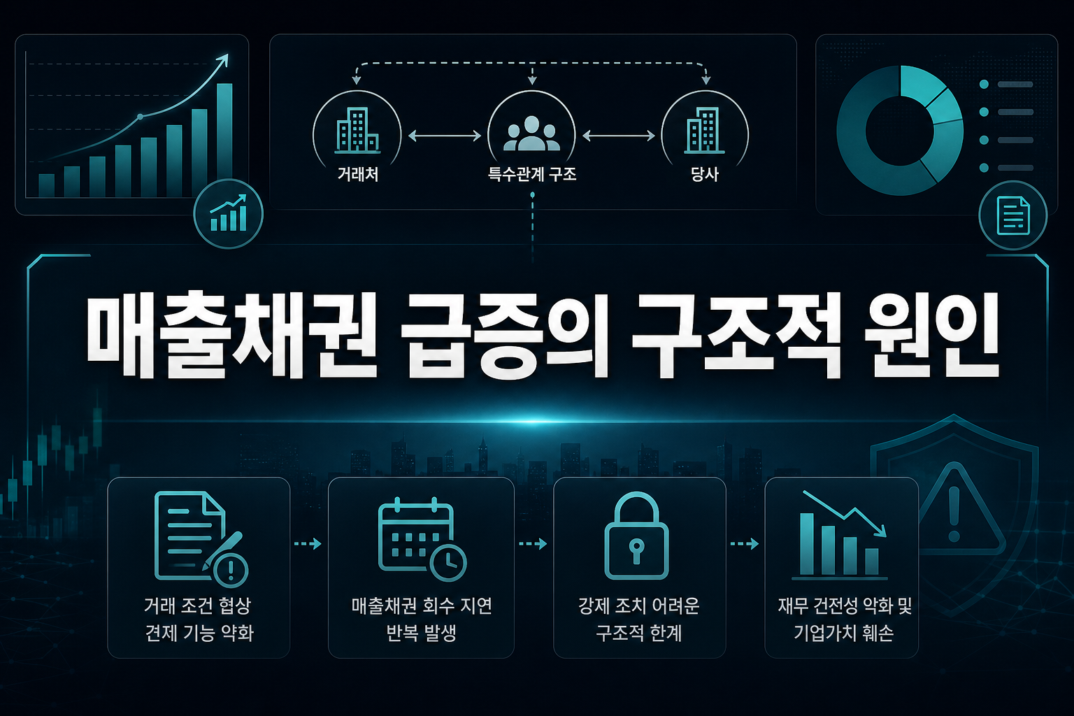 매출채권 급증의 구조적 원인