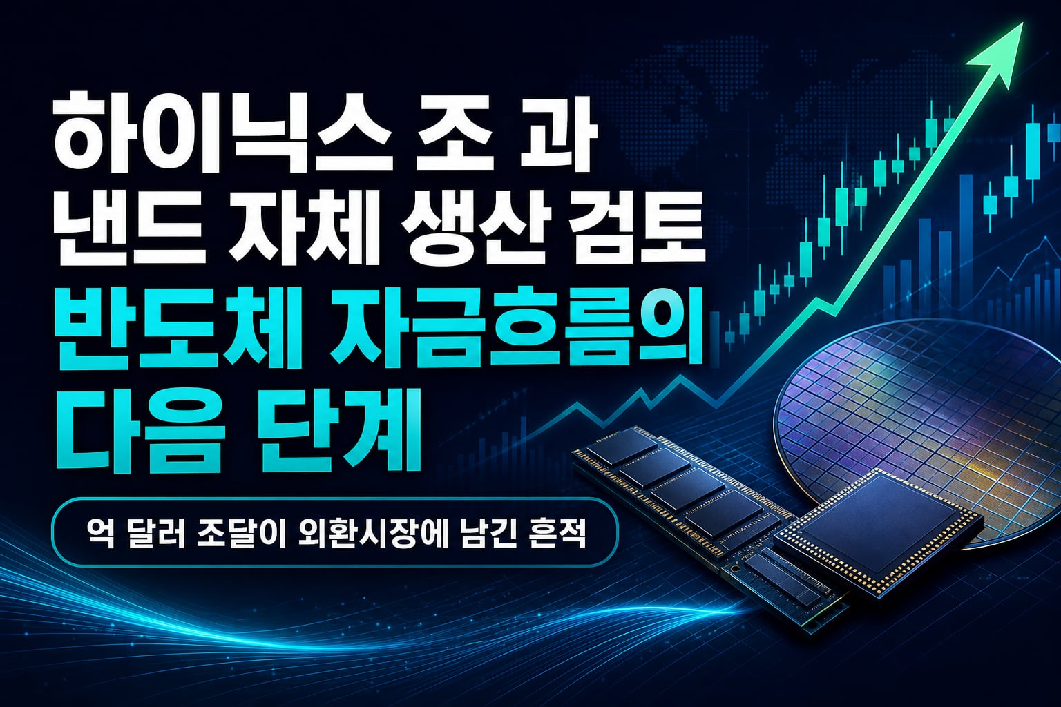 SK하이닉스 40조 ADR과 낸드 자체 생산 검토, 반도체 자금흐름의 다음 단계
