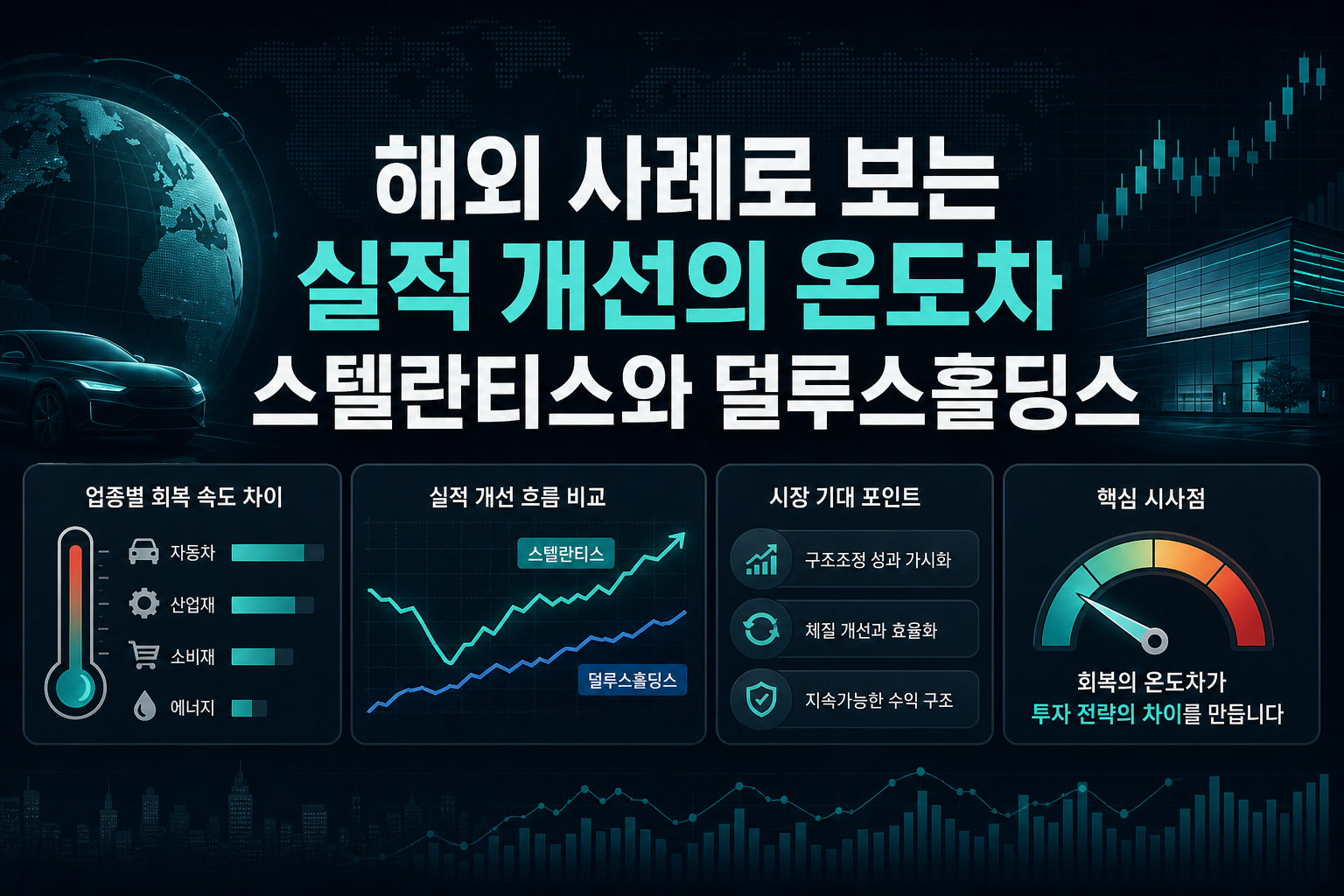 해외 사례로 보는 실적 개선의 온도차, 스텔란티스와 덜루스홀딩스
