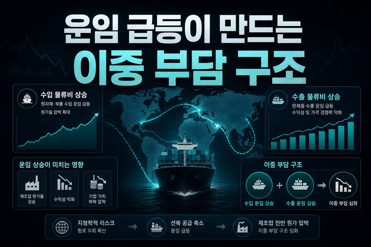 운임 급등이 만드는 이중 부담 구조