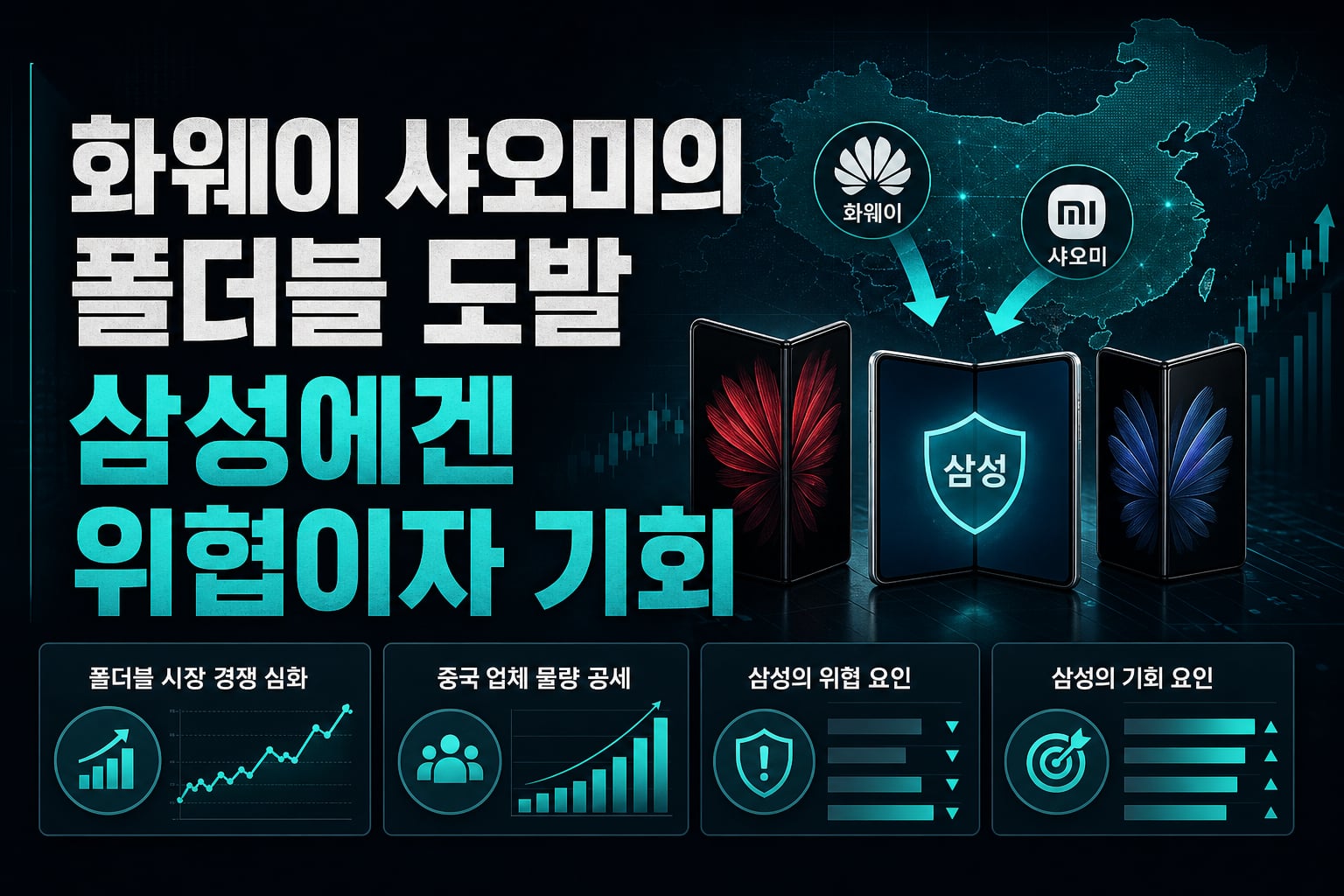 화웨이·샤오미의 폴더블 도발, 삼성에겐 위협이자 기회