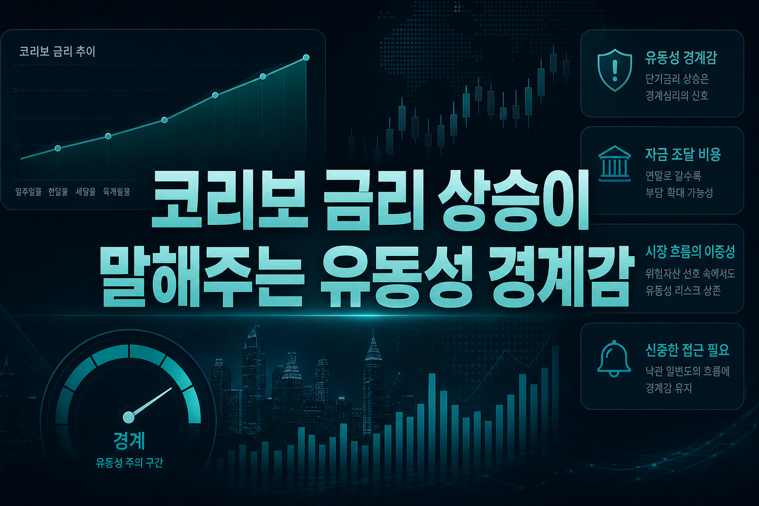 코리보 금리 상승이 말해주는 유동성 경계감