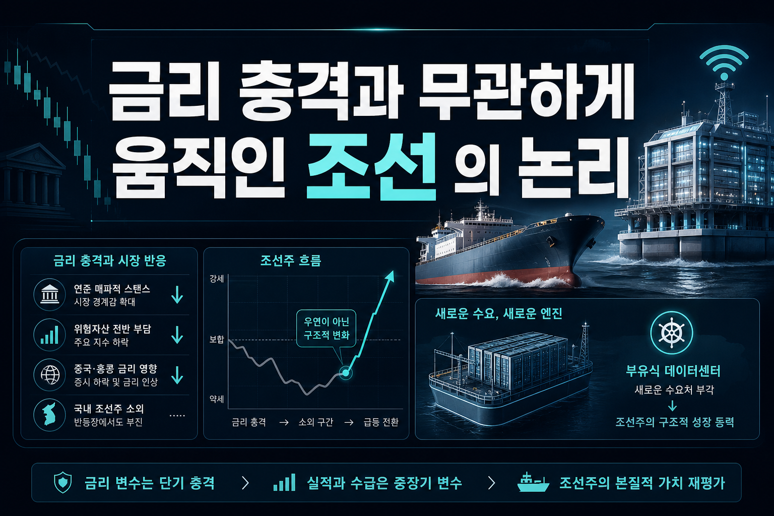 금리 충격과 무관하게 움직인 조선株의 논리