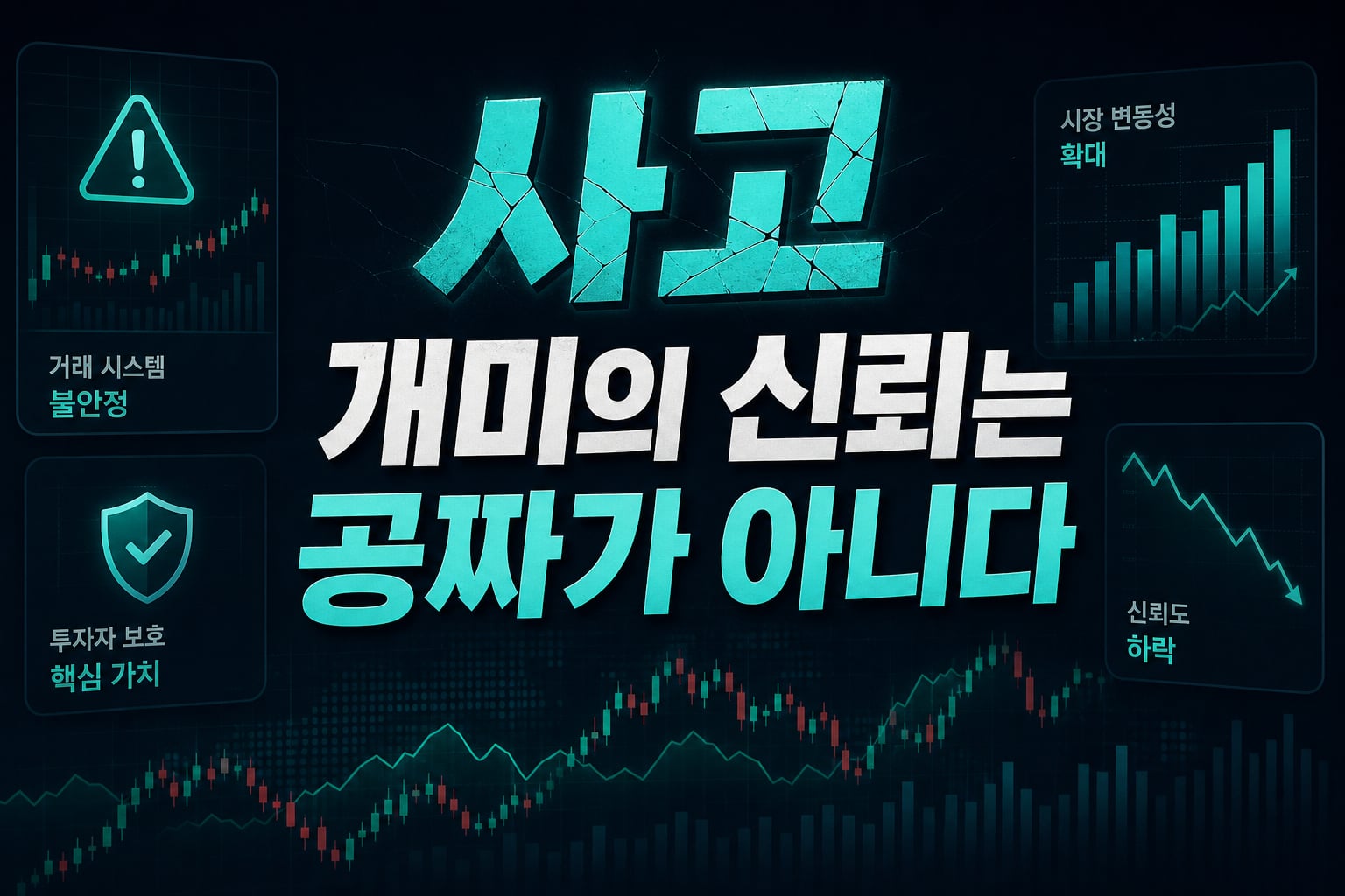 MTS 사고, 개미의 신뢰는 공짜가 아니다