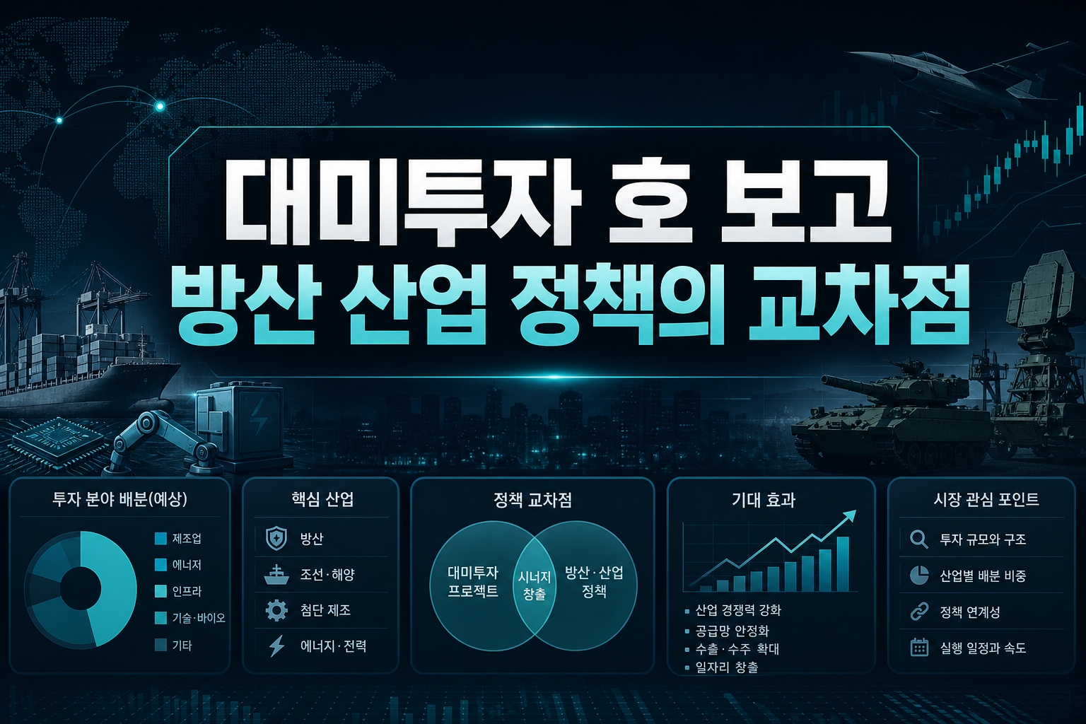 대미투자 1호 보고, 방산·산업 정책의 교차점