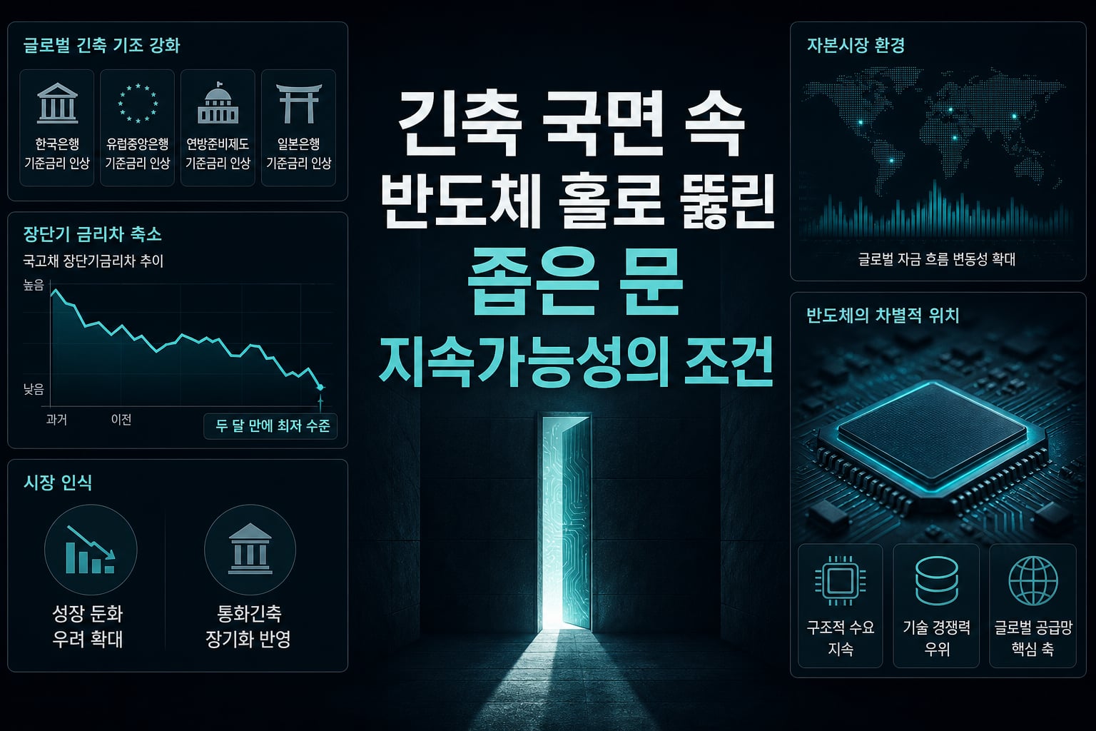 긴축 국면 속 반도체 홀로 뚫린 좁은 문, 지속가능성의 조건