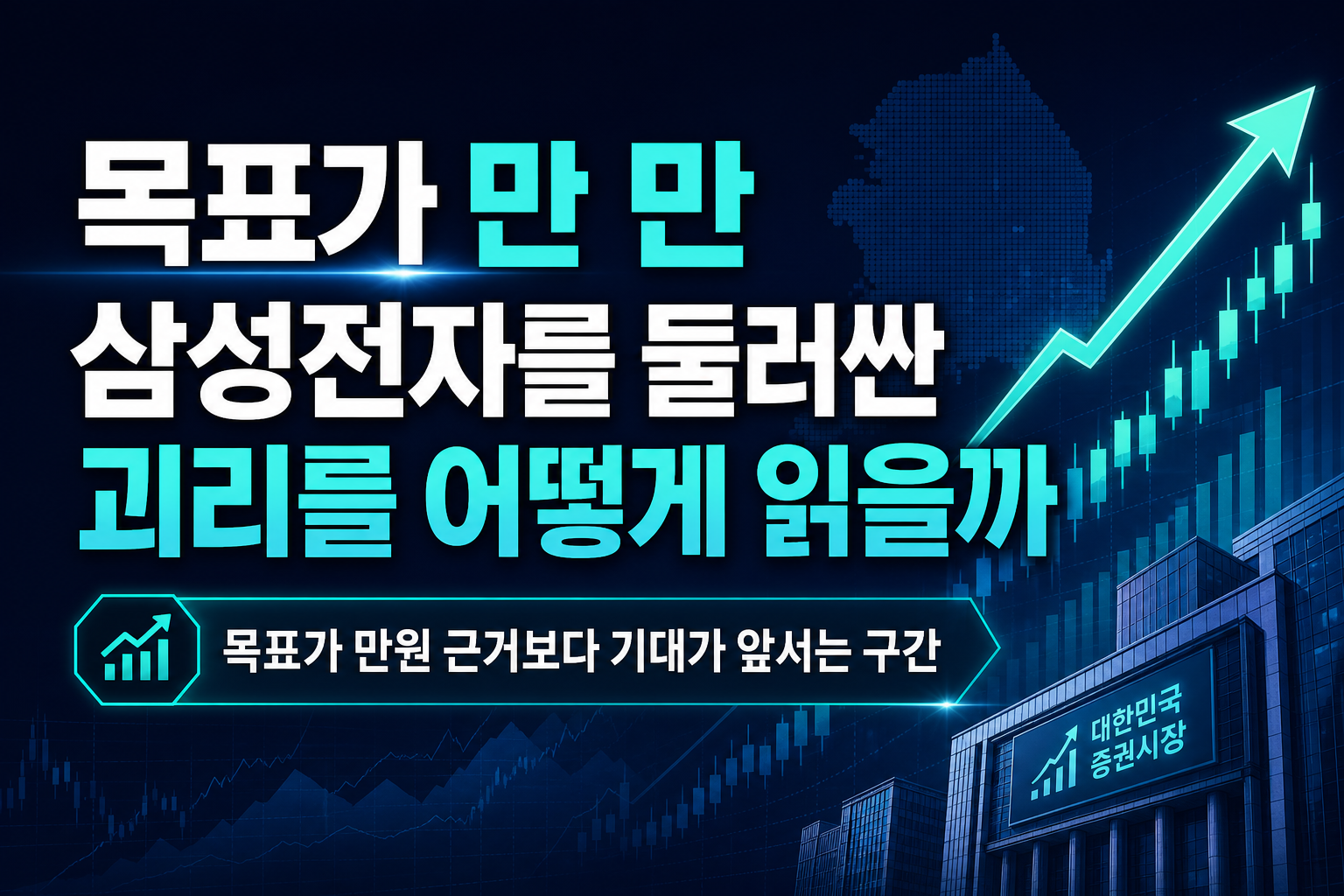 목표가 65만 vs 27만, 삼성전자를 둘러싼 괴리를 어떻게 읽을까