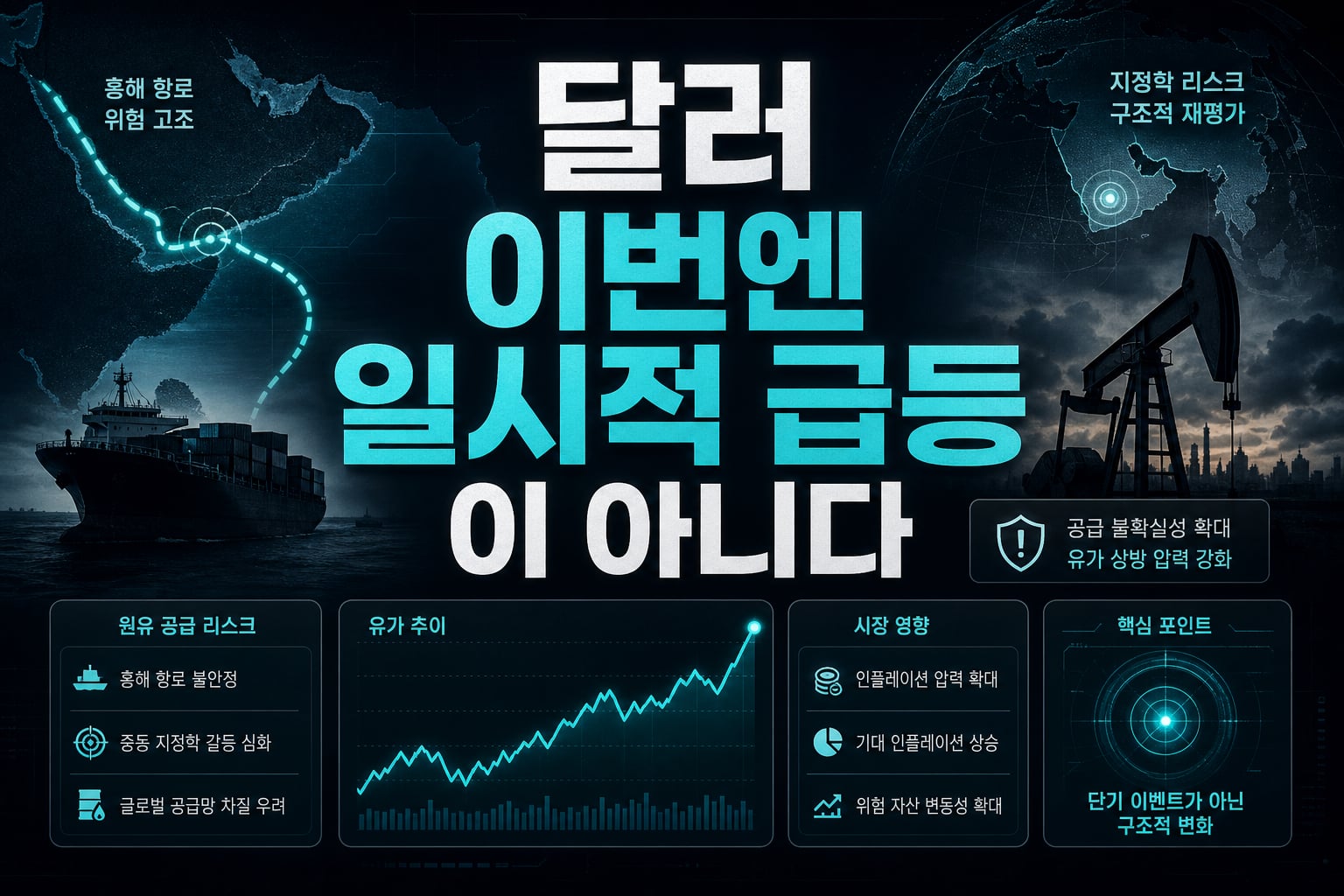 WTI 100달러, 이번엔 '일시적 급등'이 아니다