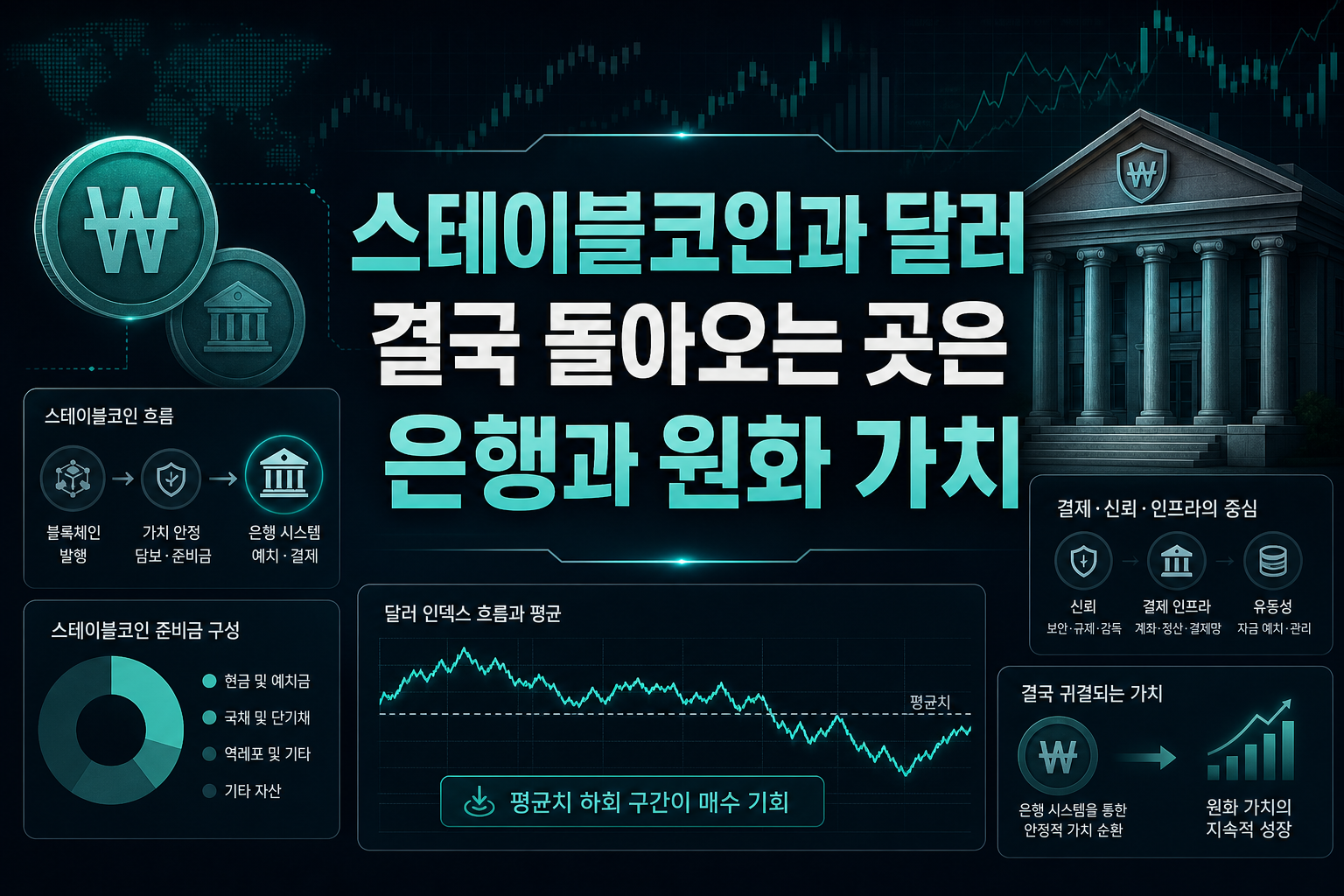 스테이블코인과 달러, 결국 돌아오는 곳은 은행과 원화 가치