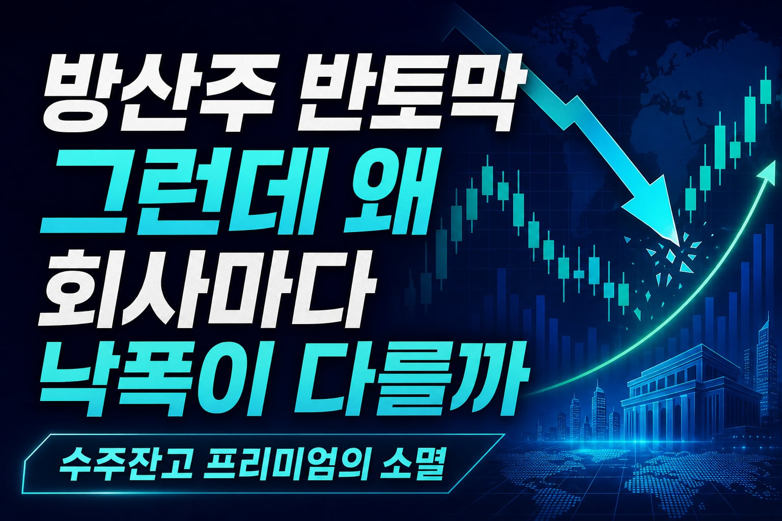 방산주 반토막, 그런데 왜 회사마다 낙폭이 다를까