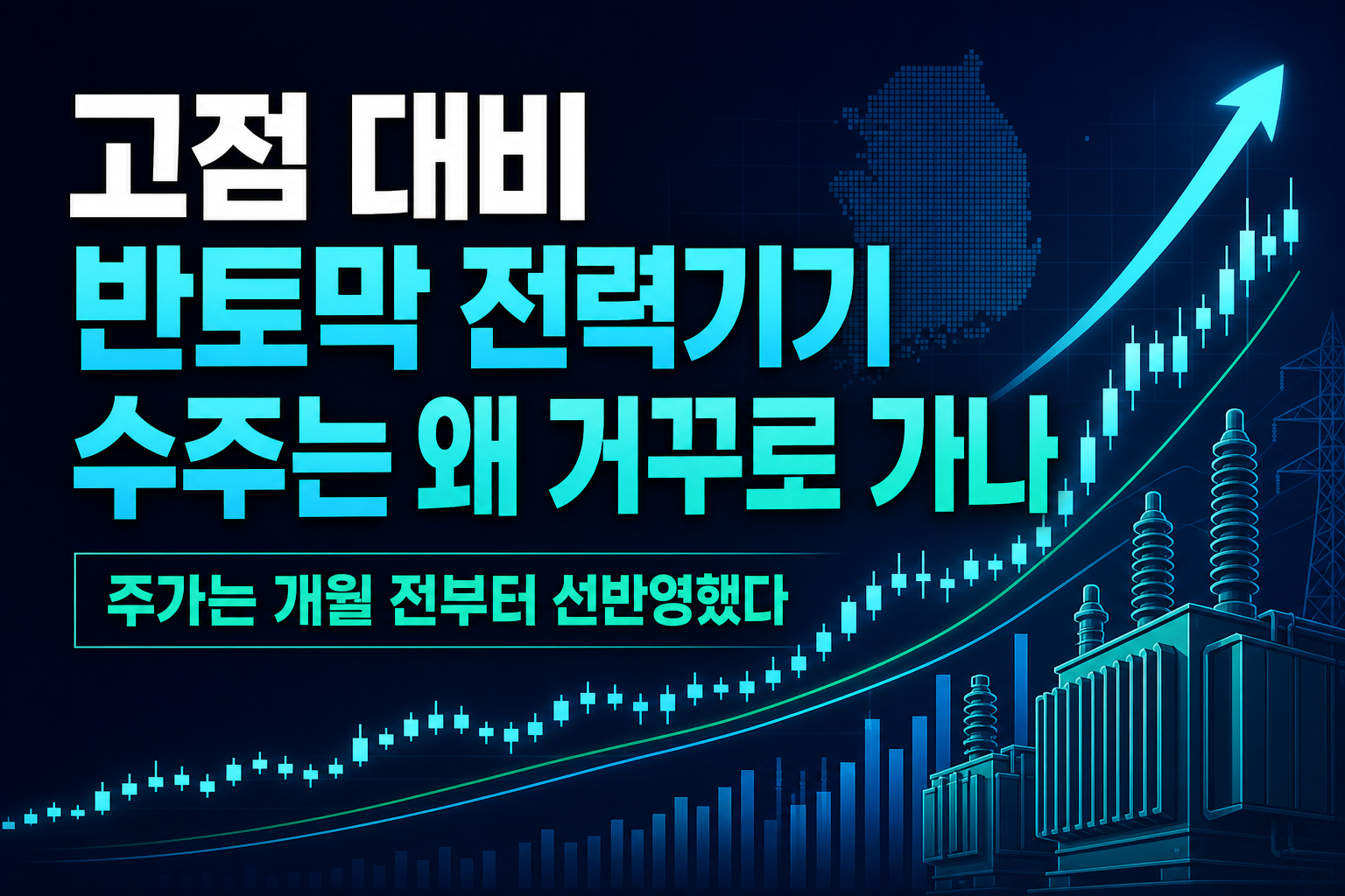 고점 대비 반토막 전력기기株, 수주는 왜 거꾸로 가나