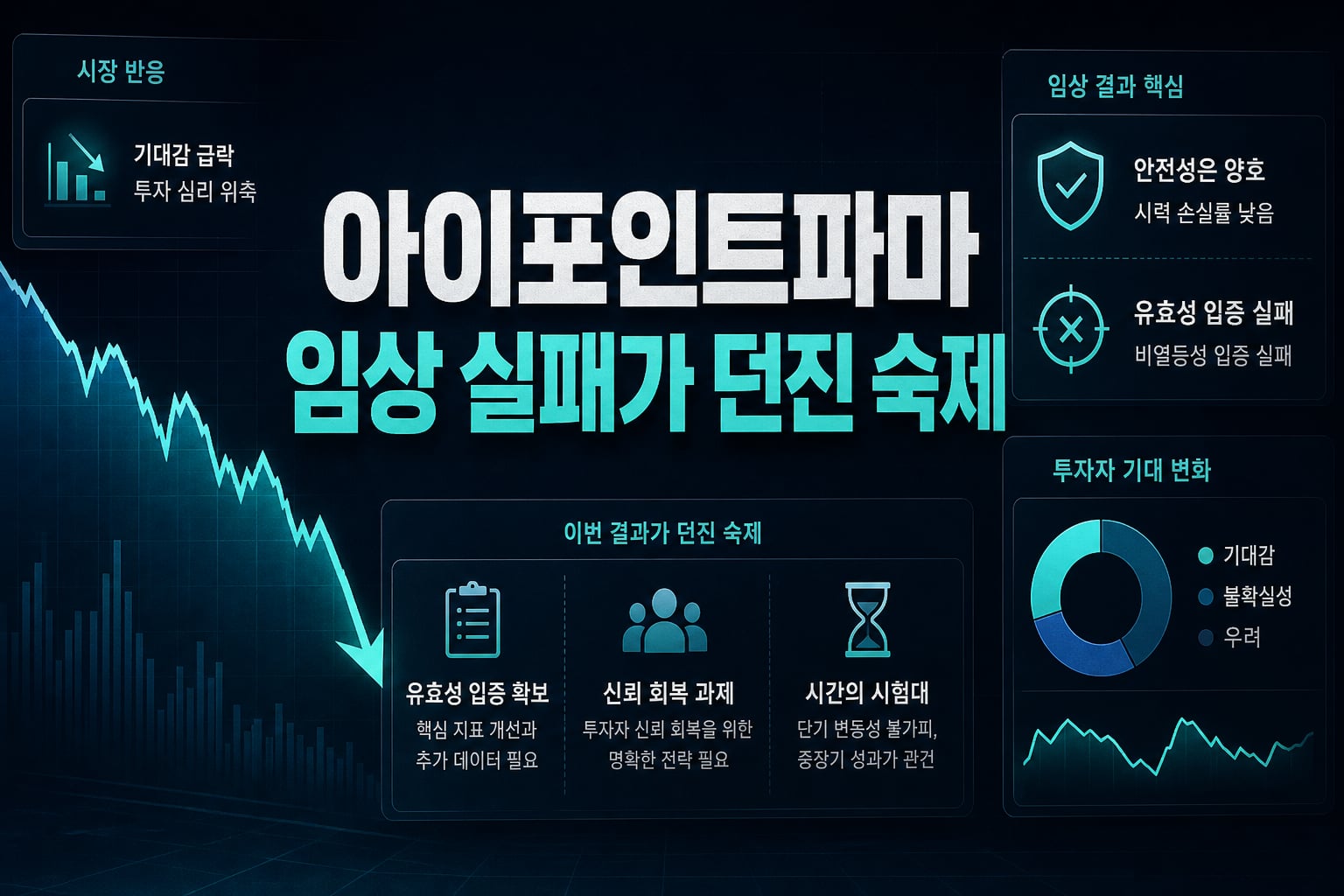 아이포인트파마, 임상 실패가 던진 숙제
