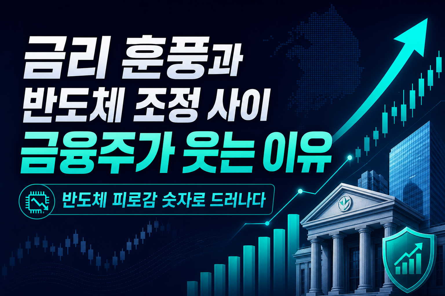 금리 훈풍과 반도체 조정 사이, 금융주가 웃는 이유