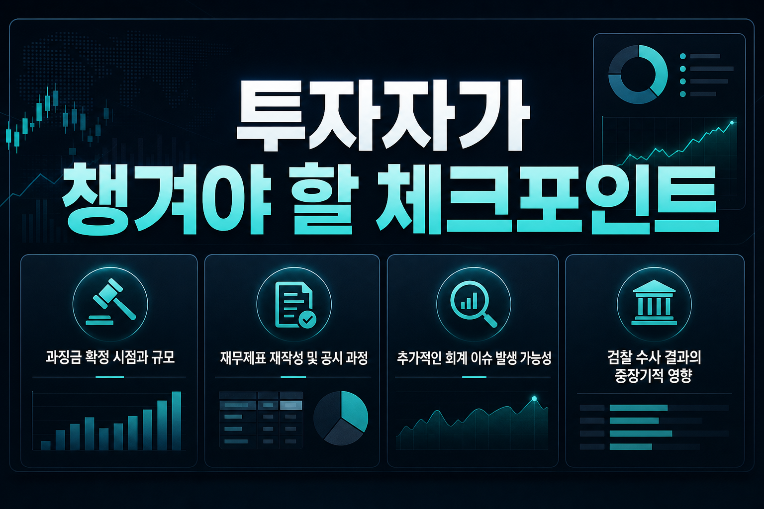 투자자가 챙겨야 할 체크포인트