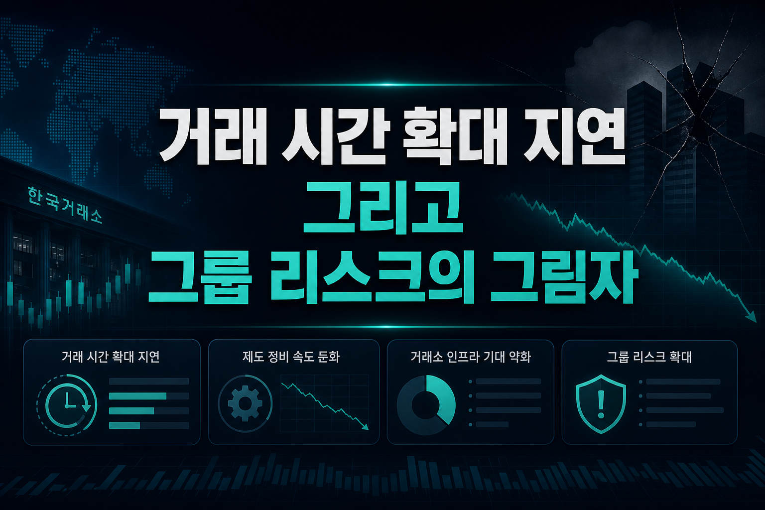 거래 시간 확대 지연, 그리고 KH그룹 리스크의 그림자