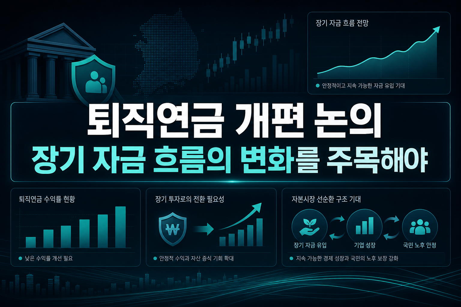 퇴직연금 개편 논의, 장기 자금 흐름의 변화를 주목해야
