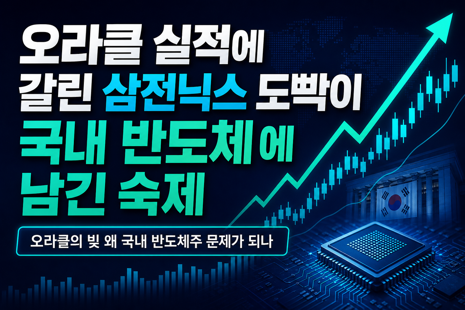 오라클 실적에 갈린 삼전닉스, AI 도박이 국내 반도체株에 남긴 숙제