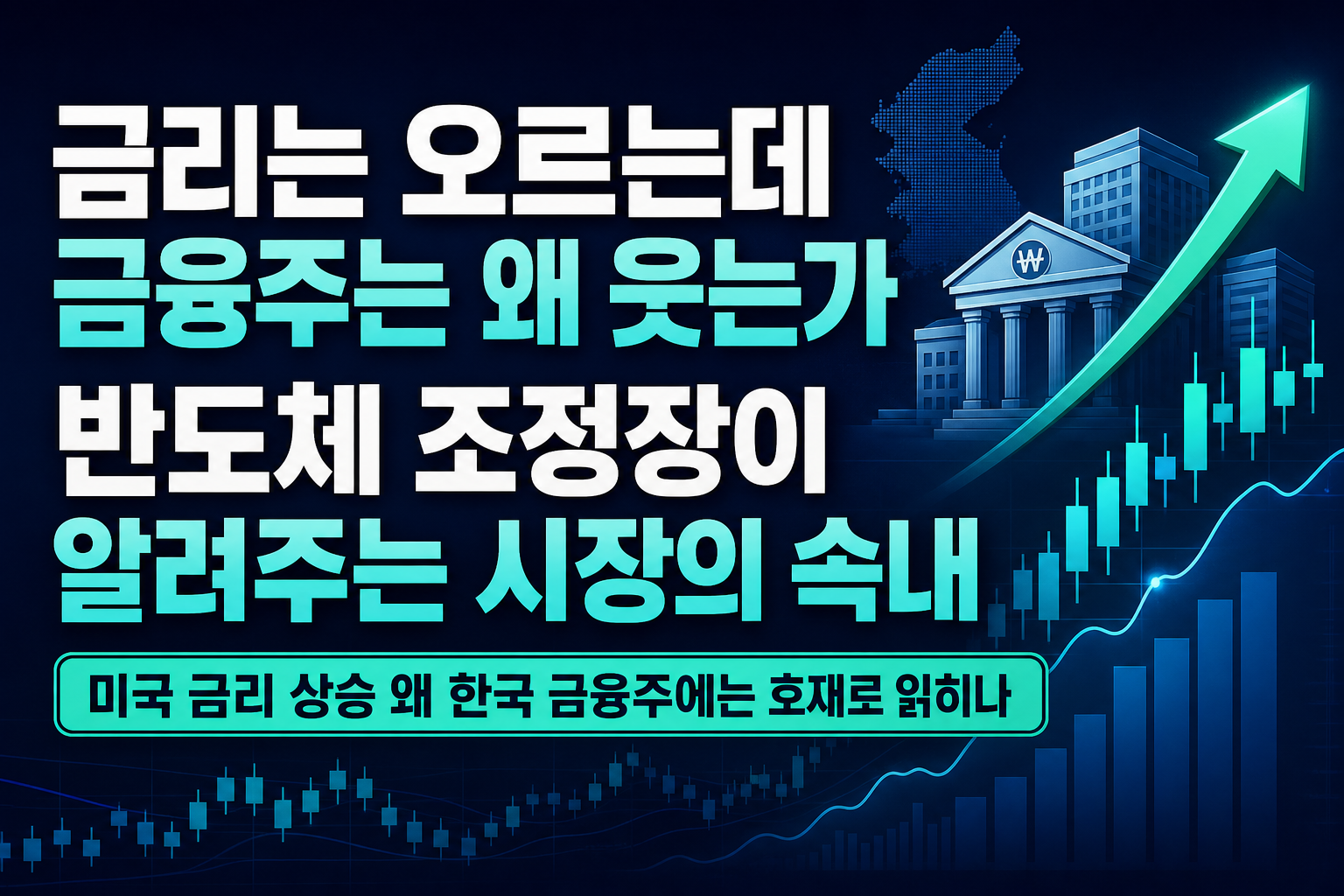 금리는 오르는데 금융주는 왜 웃는가, 반도체 조정장이 알려주는 시장의 속내