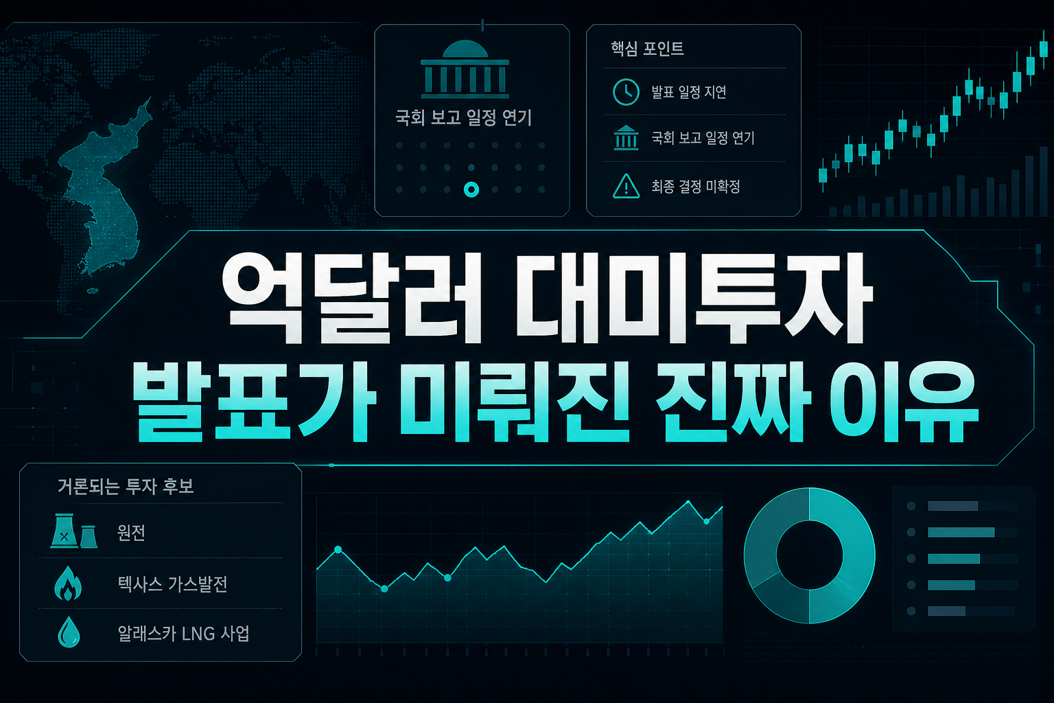 2000억달러 대미투자, 발표가 미뤄진 진짜 이유