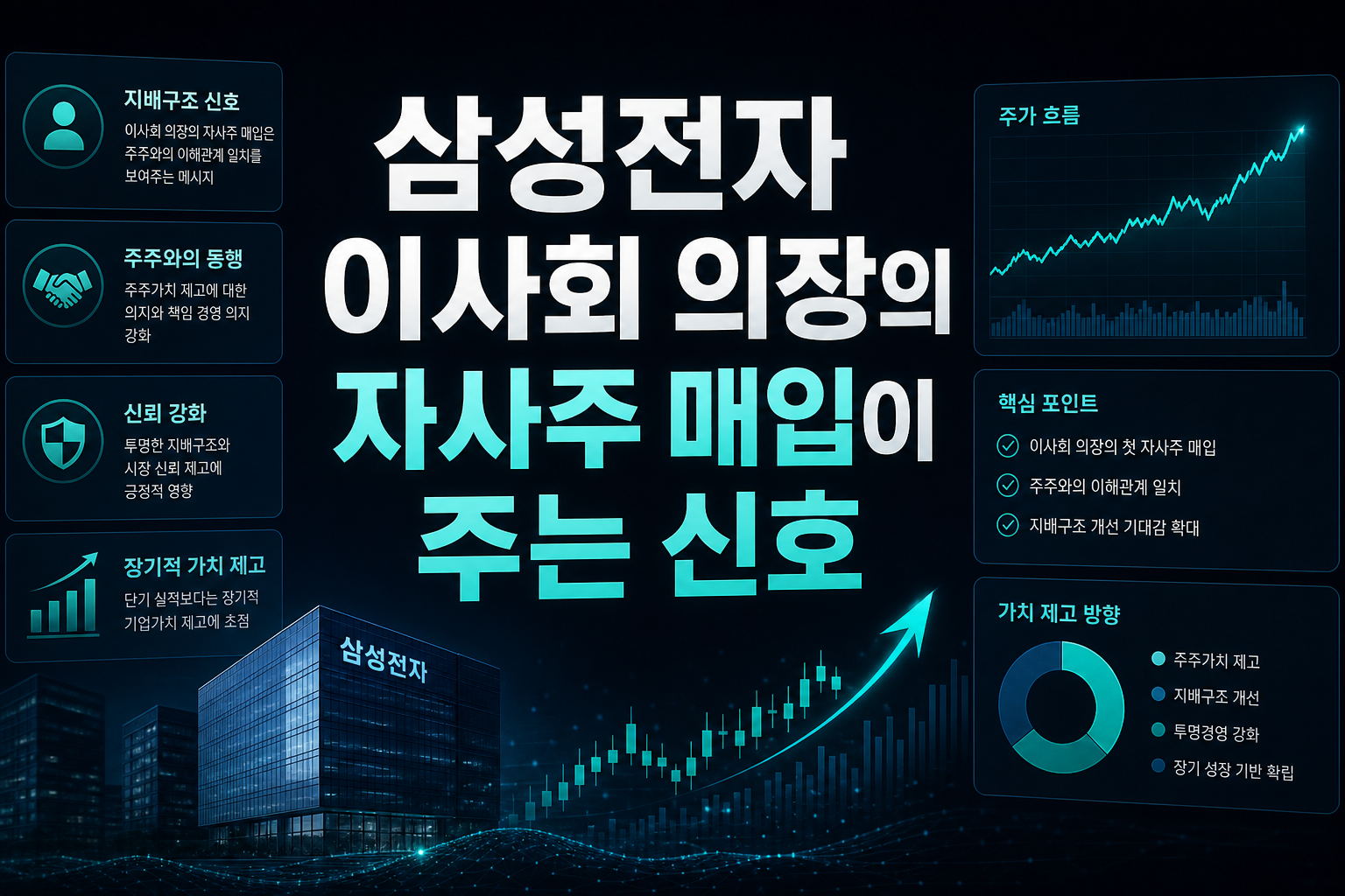 삼성전자 이사회 의장의 자사주 매입이 주는 신호