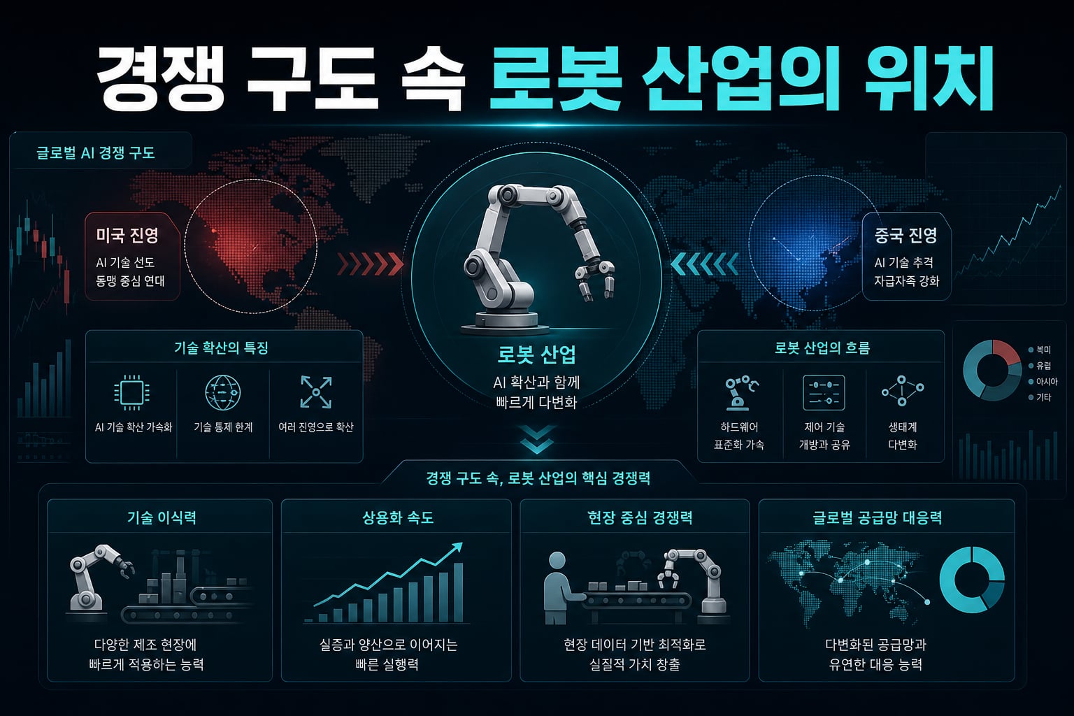 AI 경쟁 구도 속 로봇 산업의 위치