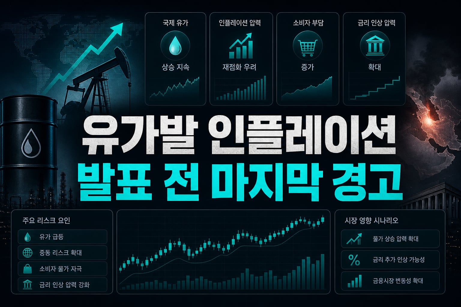 유가발 인플레이션, CPI 발표 전 마지막 경고