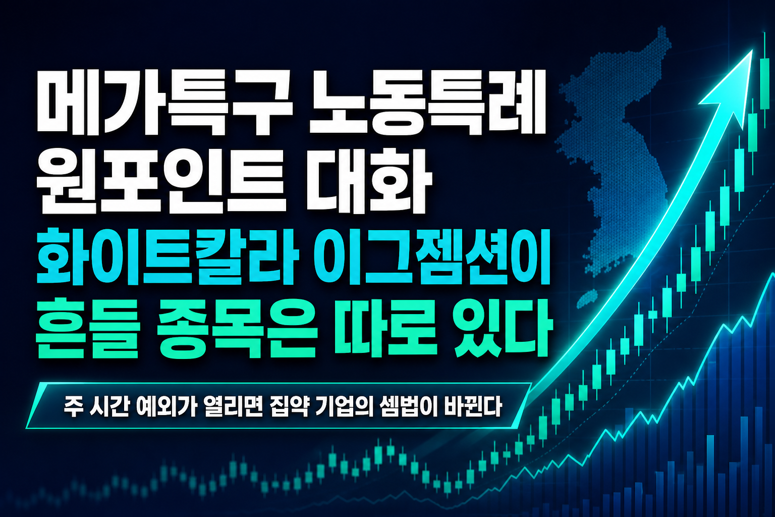 메가특구 노동특례 원포인트 대화, 화이트칼라 이그젬션이 흔들 종목은 따로 있다